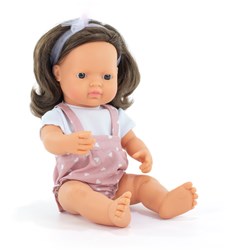 Miniland Doll European Girl 38cm - Realistic Toy Doll for Kids