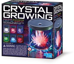 4M Crystal Growing Toy - Light-Up Multicolor Display