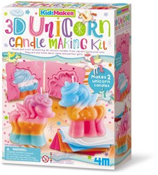 4M Candle making kit - 3D unicorn craft set for kids