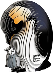 Eugy 3D puzzle emperor penguin - cardboard animal craft set