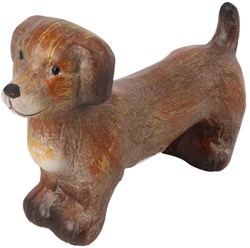 Countryfield dachshund decoration brown 13.5x4.5x9.5cm dog figurine