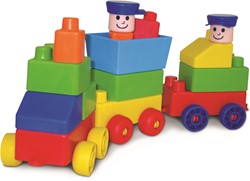 Edushape Mini Edu Train in bag - 30 pieces