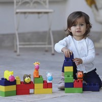 Edushape Mini Edu Animals Set 6 Animals + 22 Blocks-3