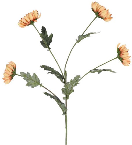 Countryfield artificial chrysanthemum branch decoration beige 83 cm autumn