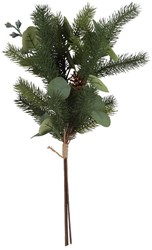 Countryfield artificial bouquet decoration eucalyptus pinecones 56cm