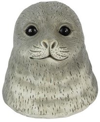Countryfield plush seal cuddly toy grey 14.5x13.5cm kids toy