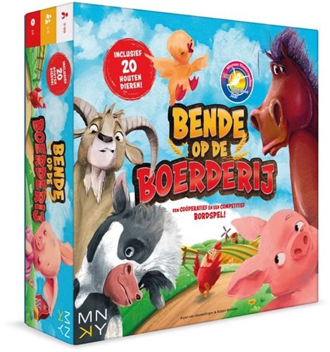 MNKY Entertainment board game Farmyard Chaos for kids-3