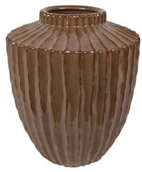 Countryfield vase decoration Duuk M brown plastic Ø27x32cm
