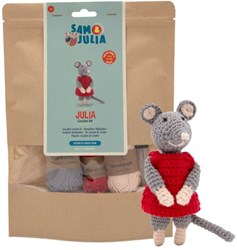 Het Muizenhuis crochet kit Julia mouse - DIY craft set dollhouse