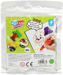 Clay toy Make your own chalks green creative crafting fun