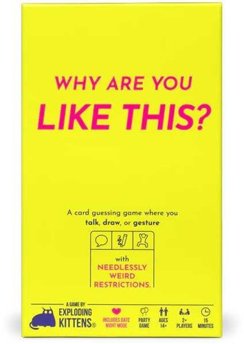 Exploding Kittens party game Why Are You Like This? card game for adults