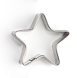 nic cookie cutter star steel white creative toy
