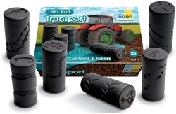 Yellow Door clay rollers transport - creative play for children