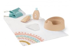Miniland care set dolls - wooden toy set 5-piece