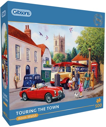 Gibsons jigsaw puzzle Touring the Town 500 pieces nostalgia adults-2