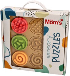 Mom's Care sensory toy puzzle circles educational and safe
