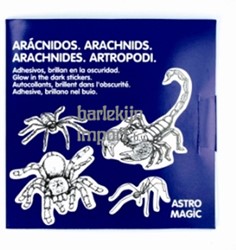 Harlequin Glow in the dark stickers spiders (10 pcs)