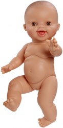 Paola Reina baby doll Gordi girl smiling 34cm vinyl doll