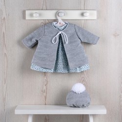 Asi doll clothing - Scandinavian look with blue flowered dress