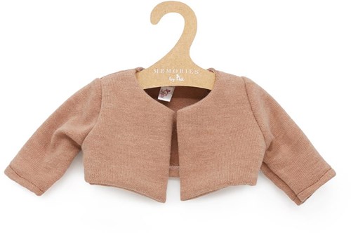 Asi doll clothing knitted cardigan pink - doll accessory