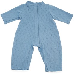 Asi doll clothing - romper, soft blue, doll outfit polyester