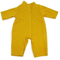 Asi doll clothing - romper ochre, multicolor doll outfit