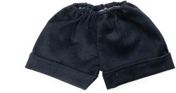 Asi doll clothing corduroy shorts navy blue - doll outfit