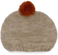 Asi doll clothing knitted beanie - doll accessory rust color