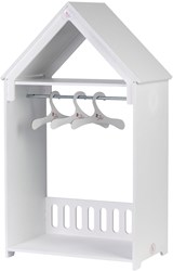 Asi wooden doll closet white - doll furniture Little Así accessory