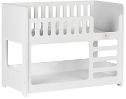 Asi wooden bunk bed dollhouse white - doll furniture accessory