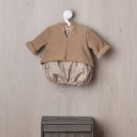 Asi doll clothing - Bodysuit with cherry print and jacket - doll outfit