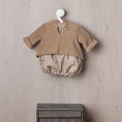 Asi doll clothing - Bodysuit with cherry print and jacket - doll outfit