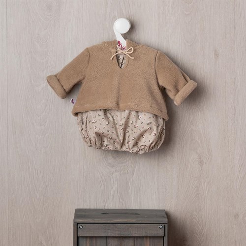 Asi doll clothing - Bodysuit with cherry print and jacket - doll outfit