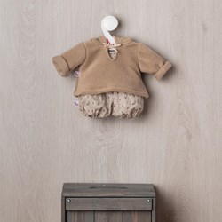 Asi doll clothing - Bodysuit and fleece jacket multicolor