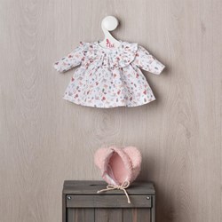 Asi doll clothing - forest dress and hat with bear ears - doll outfit