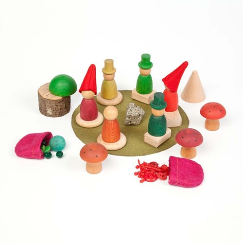 Grapat Wooden Playset Nins of the Forest Toy-2