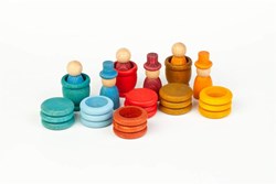 Grapat wooden toy summer play set - 27 pieces fantasy