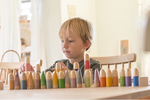 Grapat wooden figures rainbow open ended toy 18 pieces-3