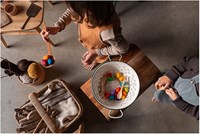 Grapat wooden toy Mandala rainbow eggs set of 36 pieces-3
