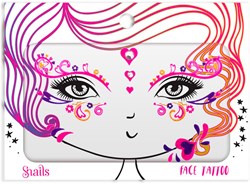 SNAILS Snails - Face Tattoo Hearts