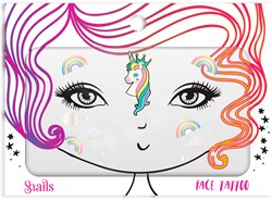 SNAILS Snails - Face Tattoo Unicorn