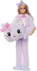 Barbie doll toy - Cutie Reveal Sweet Bows Purple Kitten surprise