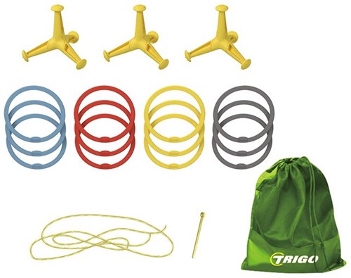 DoUPlay ring toss game Trigo for kids and family - outdoor toy-2