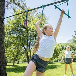 Trelines Ninja Adventure Line - Outdoor climbing toy set 11m for kids