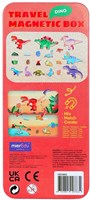 Mieredu magnetic puzzle box dinosaur land toy travel set