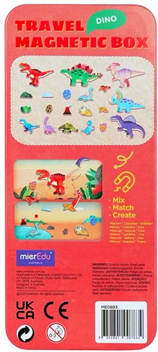 Mieredu magnetic puzzle box dinosaur land toy travel set