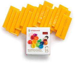 Stockmar beeswax modeling clay creative toy 100x40 mm beeswax color