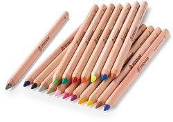 Stockmar coloured pencils triangular FSC sustainable 18+1 colour set