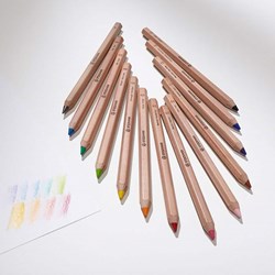 Stockmar coloured pencils hexagonal set 12+1 FSC sustainable