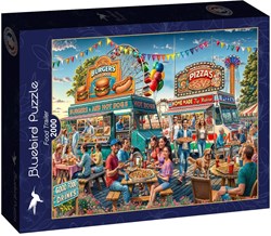 Bluebird Puzzle jigsaw Food Truck - 2000 pieces colorful toy